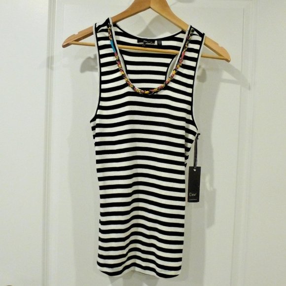 Nwt Dex Boho Necklace Scoop Neck Tank - Picture 2 of 11